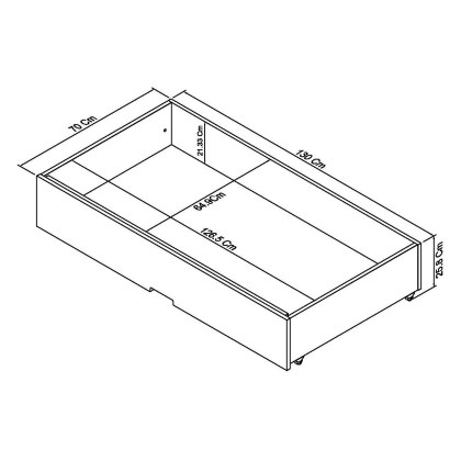 Atlanta Oak Underbed Drawer
