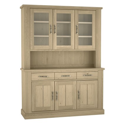 Chartreuse Aged Oak Glazed Dresser