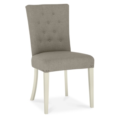 Chartreuse Antique White Uph Chair - Titanium (Single)