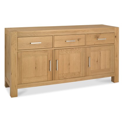 Turin Light Oak Wide Sideboard