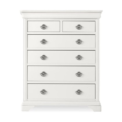 Charlotte White 2+4 Drw Chest
