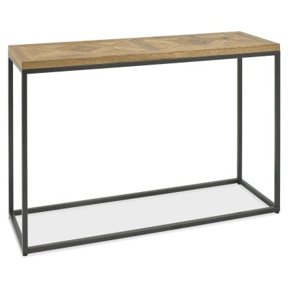 Harvey Rustic Oak Console Table