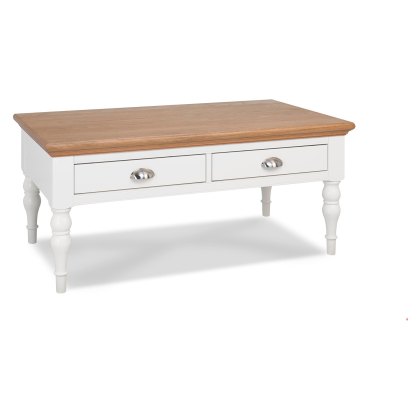 Montana Two Tone Coffee Table - Turned Leg