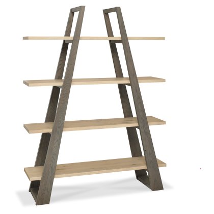Nordic Aged Oak Open Display Unit