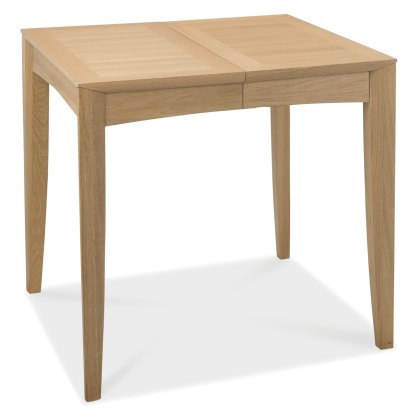 Palermo Oak 2-4 Seater Table & 2 Low Slat Back Chairs in Black Gold Fabric