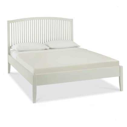 Rivendell Soft Grey Slatted Bedstead Double 135cm