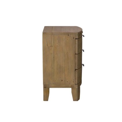 Kempton 3 Drawer Bedside