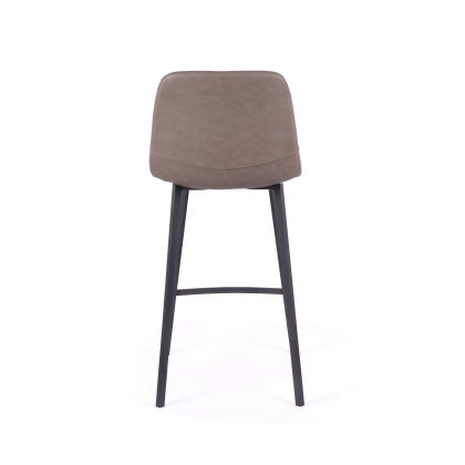 Vintage Beige Pu Counter Stool