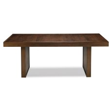 Akita Walnut 200cm Panel Dining Table