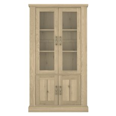 Chartreuse Aged Oak Display Cabinet