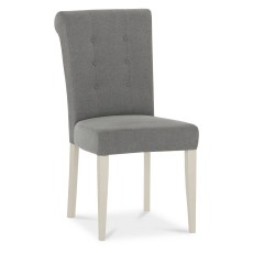 Chartreuse Antique White Uph Chair - Smoke Grey (Pair)