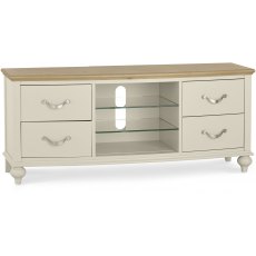 Ashley Pale Oak & Antique White Entertainment Unit