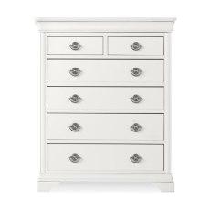 Charlotte White 2+4 Drw Chest