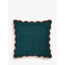 Scalloped Linen Cushion