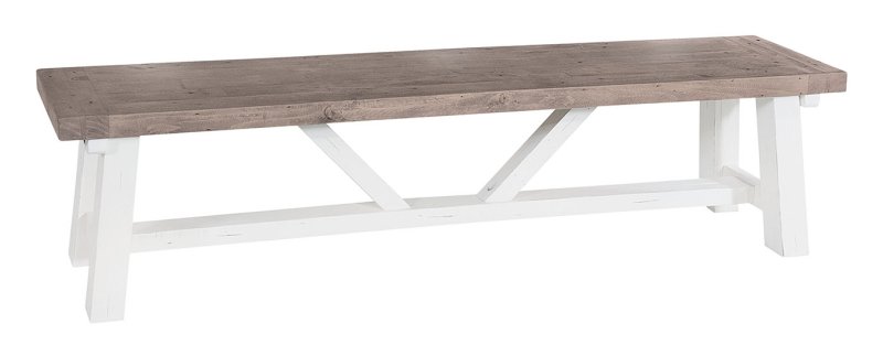 Purbeck Reclaimed Wood Painted 1.4m Bench Purbeck Reclaimed Wood Painted 1.4m Bench