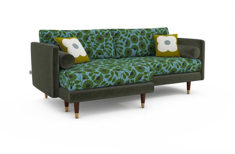 Orla Kiely Mimosa L Shape Large Chaise Sofa Orla Kiely Mimosa L Shape Large Chaise Sofa