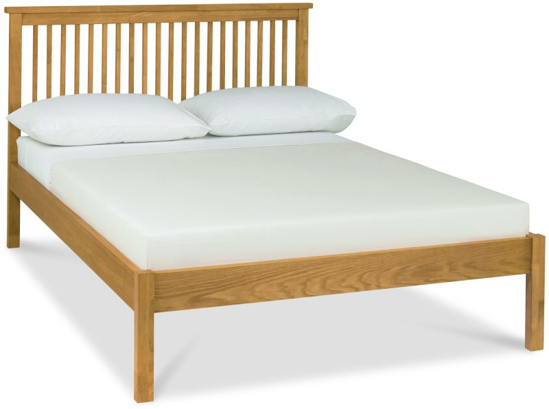 Atlanta Oak Low Footend Bedstead King 150cm - Grade A3 - Ref #0088 Atlanta Oak Low Footend Bedstead King 150cm - Grade A3 - Ref #0088