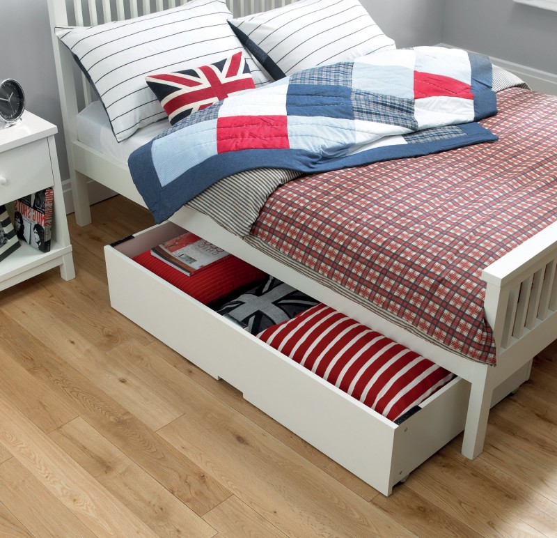 Atlanta White Underbed Drawer Atlanta White Underbed Drawer