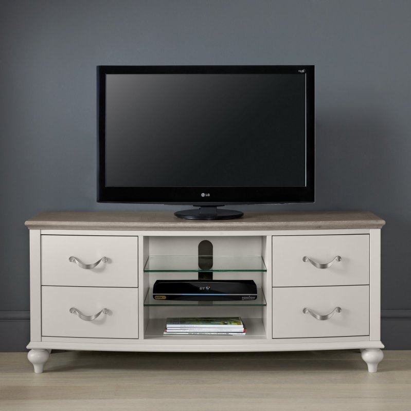 Ashley Grey Washed Oak & Soft Grey Entertainment Unit Ashley Grey Washed Oak & Soft Grey Entertainment Unit