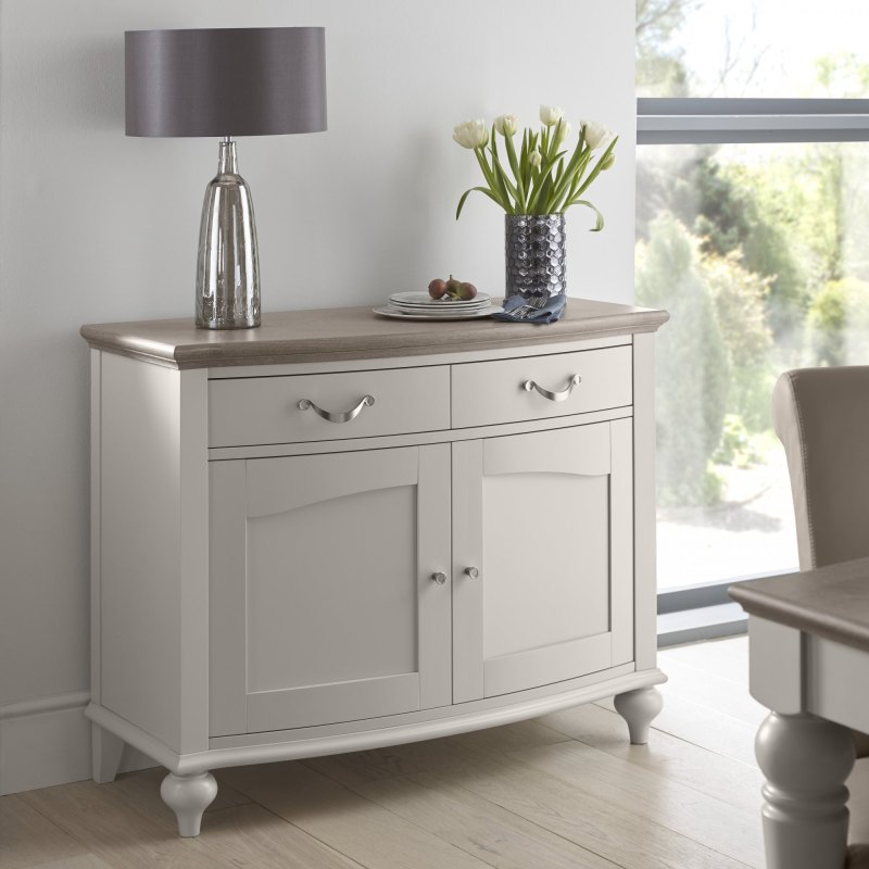 Ashley Grey Washed Oak & Soft Grey Narrow Sideboard Ashley Grey Washed Oak & Soft Grey Narrow Sideboard