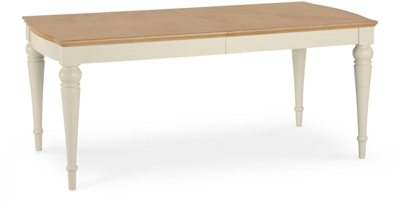 Ashley Pale Oak & Antique White 6-8 Extension Table Ashley Pale Oak & Antique White 6-8 Extension Table