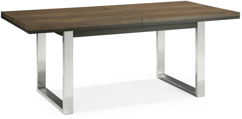 Faro Dark Oak 6-8 Dining Table - Grade A3 - Ref #0349 Faro Dark Oak 6-8 Dining Table - Grade A3 - Ref #0349