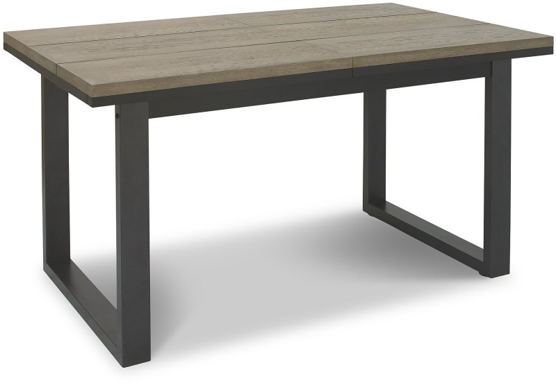 Faro Weathered Oak 4-6 Dining Table - Grade A3 - Ref #0466 Faro Weathered Oak 4-6 Dining Table - Grade A3 - Ref #0466