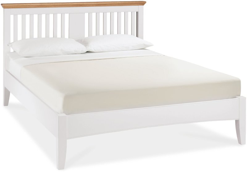 Montana Two Tone Bedstead Double 135cm - Grade A2 - Ref #0412 Montana Two Tone Bedstead Double 135cm - Grade A2 - Ref #0412