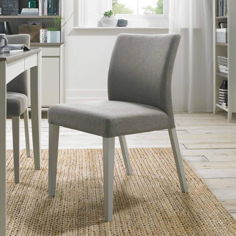 Palermo Grey Washed Uph Chair - Titanium Fabric (Pair) Palermo Grey Washed Uph Chair - Titanium Fabric (Pair)