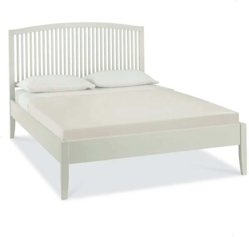 Rivendell Soft Grey Slatted Bedstead Small Double 122cm Rivendell Soft Grey Slatted Bedstead Small Double 122cm
