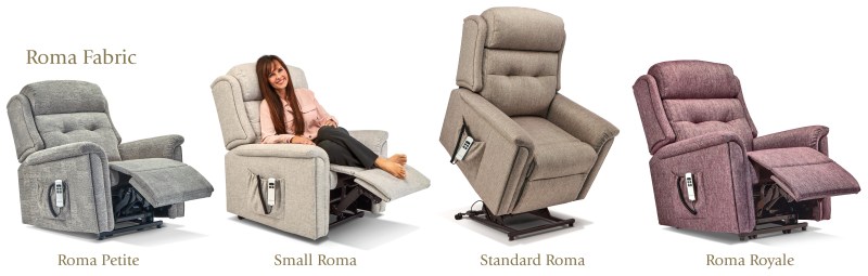 Roma Small 2-motor Electric Riser Recliner Roma Small 2-motor Electric Riser Recliner