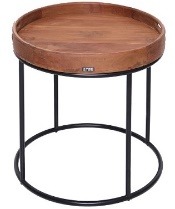 Manhattan Side Table - Cream Manhattan Side Table - Cream