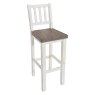 Purbeck Reclaimed Wood Painted Bar Stool