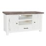 Purbeck Reclaimed Wood Painted Large TV Unit