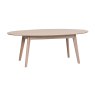 Yumi Oval Coffee Table in Whitewash
