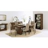 Akita Walnut 6 Seater Panel Table Akita Walnut 6 Seater Panel Table