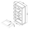 Akita Walnut Open Display Akita Walnut Open Display