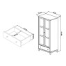 Atlanta Oak Double Wardrobe Atlanta Oak Double Wardrobe