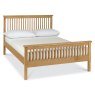Atlanta Oak High Footend Bedstead Double 135cm