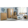 Atlanta Oak High Footend Bedstead King 150cm Atlanta Oak High Footend Bedstead King 150cm