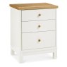 Atlanta Two Tone 3 Drawer Nightstand