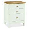 Atlanta Two Tone 3 Drawer Nightstand - Grade A3 - Ref #0347