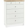 Atlanta Two Tone 4+2 Drawer Chest - Return Item - Grade A3 - Ref #0367