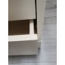 Atlanta White 3 Drawer Nightstand - Grade A2 - Ref #0378 Atlanta White 3 Drawer Nightstand - Grade A2 - Ref #0378