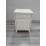 Atlanta White 3 Drawer Nightstand - Grade A3 - Ref #0379 Atlanta White 3 Drawer Nightstand - Grade A3 - Ref #0379