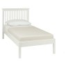 Atlanta White Low Footend Bedstead Single 90cm