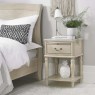 Bordeaux Chalk Oak 1 Drawer Nightstand
