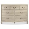 Bordeaux Chalk Oak 3+4 Drawer Chest Bordeaux Chalk Oak 3+4 Drawer Chest