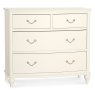 Bordeaux Ivory 2+2 Drawer Chest Bordeaux Ivory 2+2 Drawer Chest