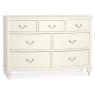Bordeaux Ivory 3+4 Drawer Chest - Grade A3 - Ref #0053